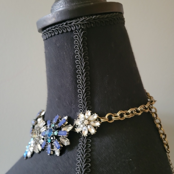 BaubleBar Multi-color Rhinestone Statement Necklace - Picture 2 of 3